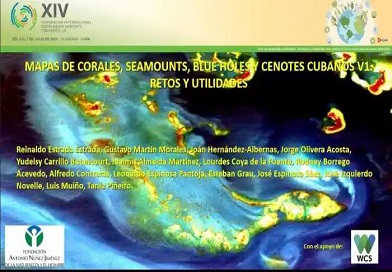 Presentan mapa de la plataforma insular y costas de Cuba en el Congreso sobre Áreas Protegidas