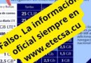 Denuncia ETECSA información falsa sobre tarifas